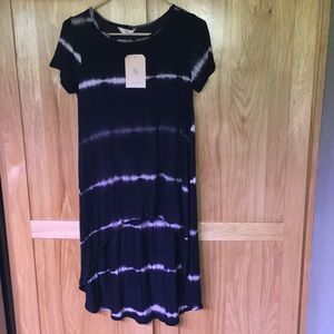 SJS made in Mexico tie dye hi lo dress women’s Sm